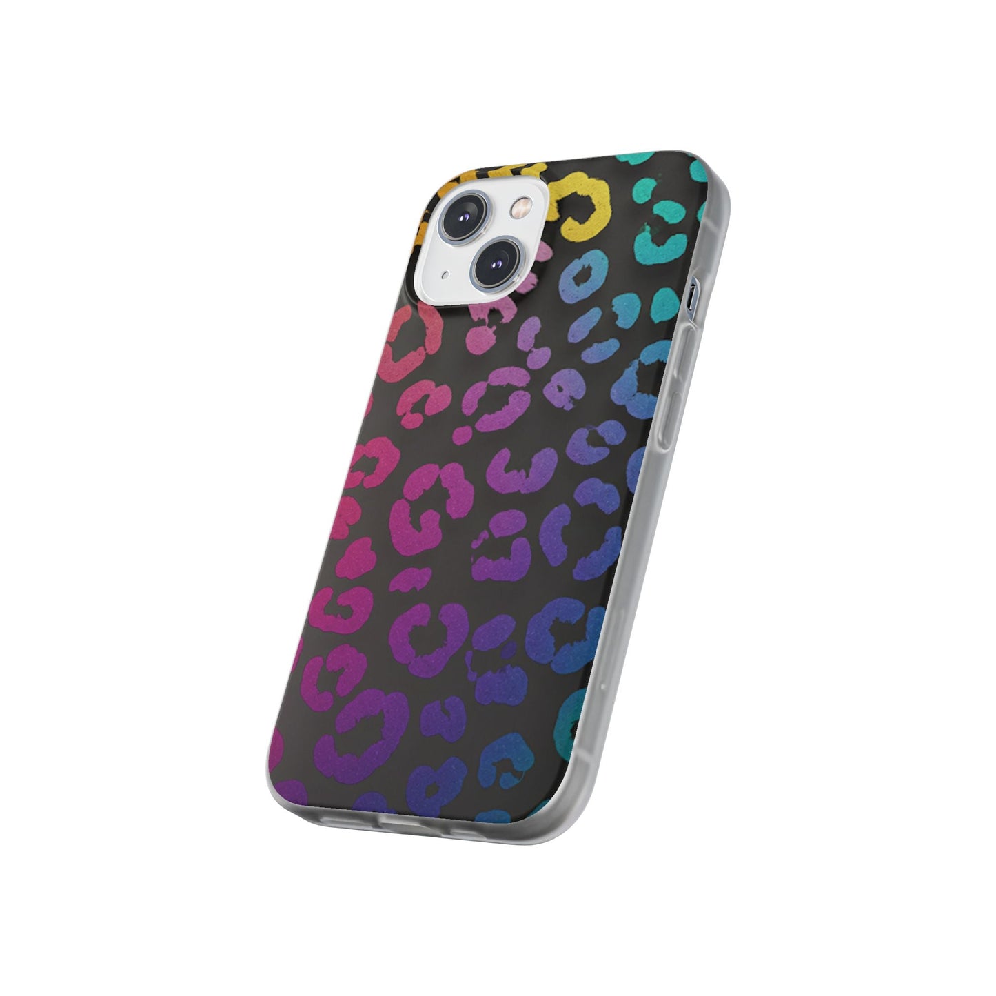 Vibrant Leopard Print Flexi Phone Case