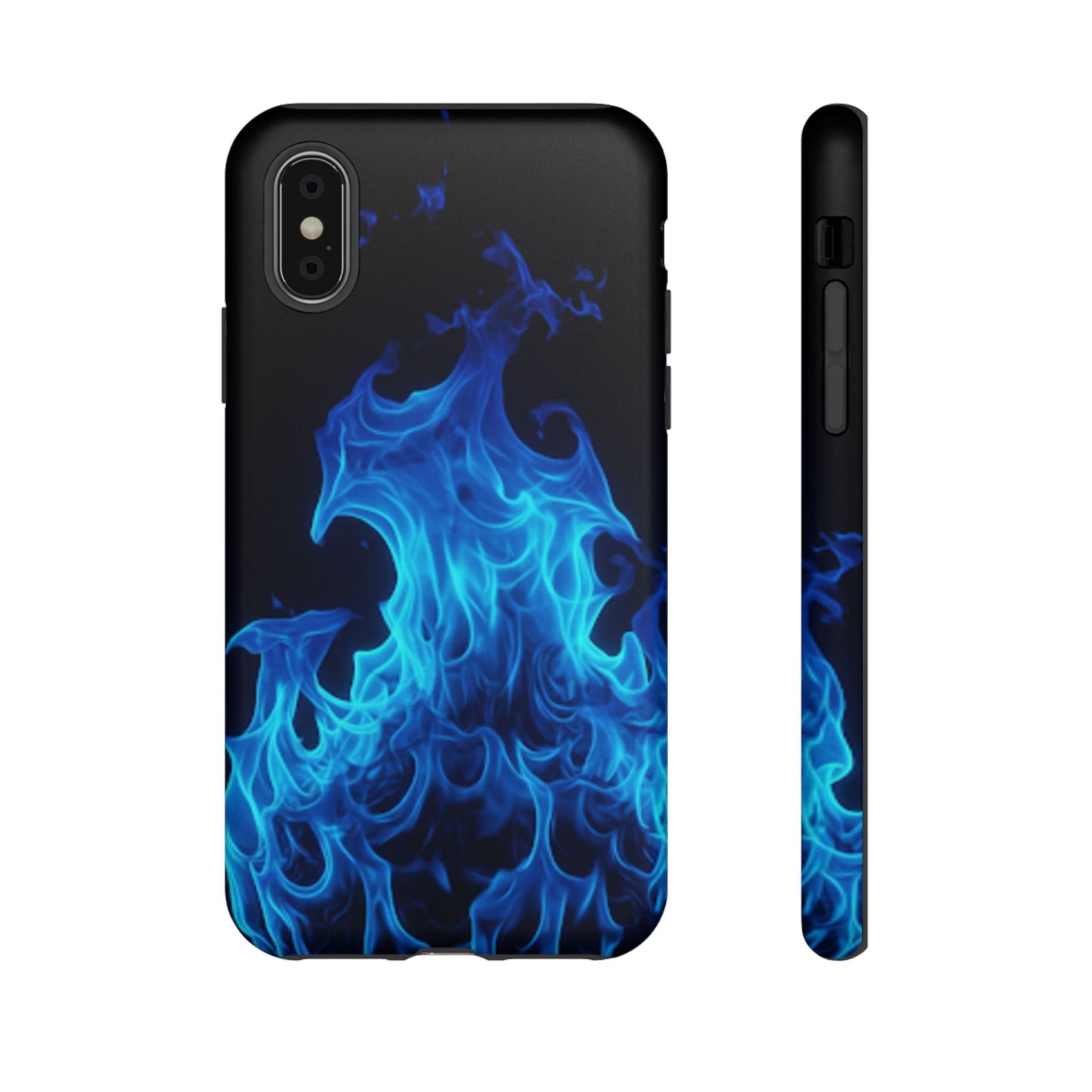 Blue Flames Tough  Phone Case