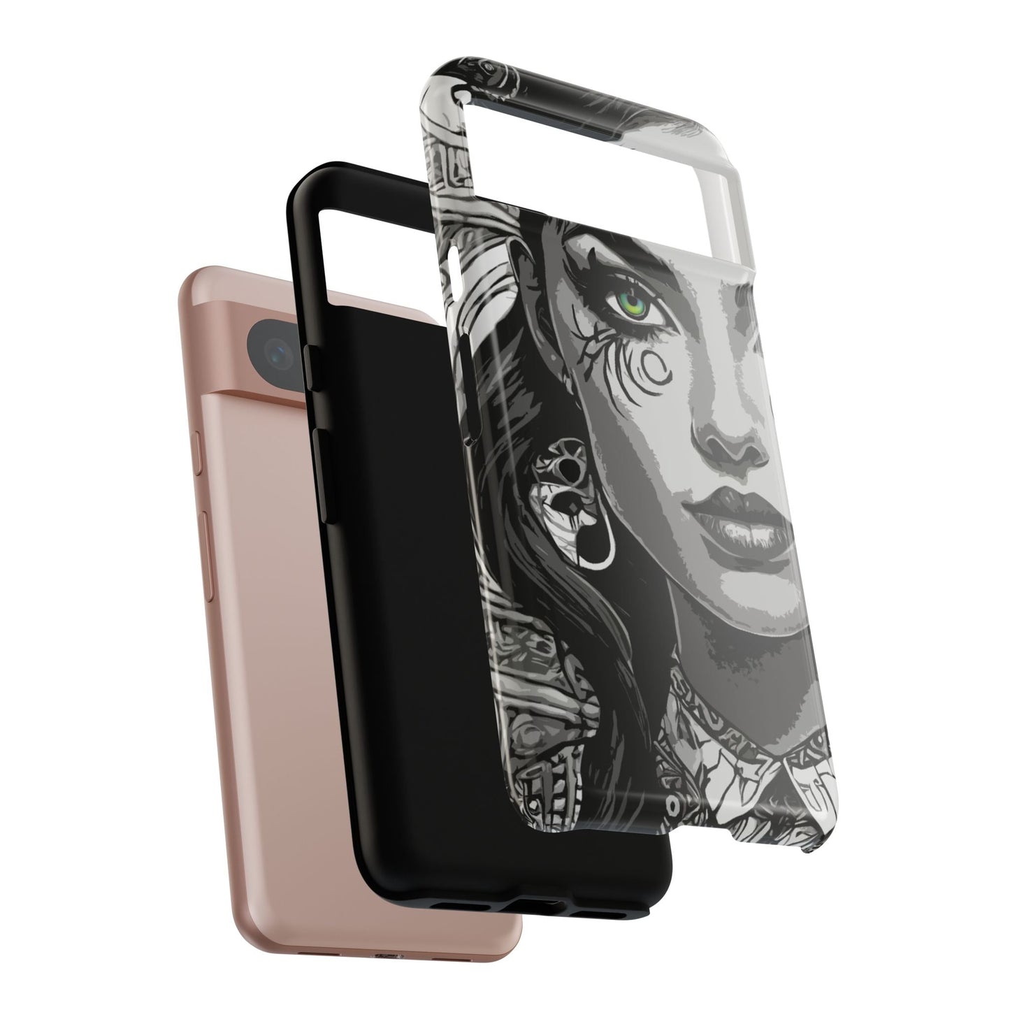 Green Eyed Devilish Beauty Tough Phone Case