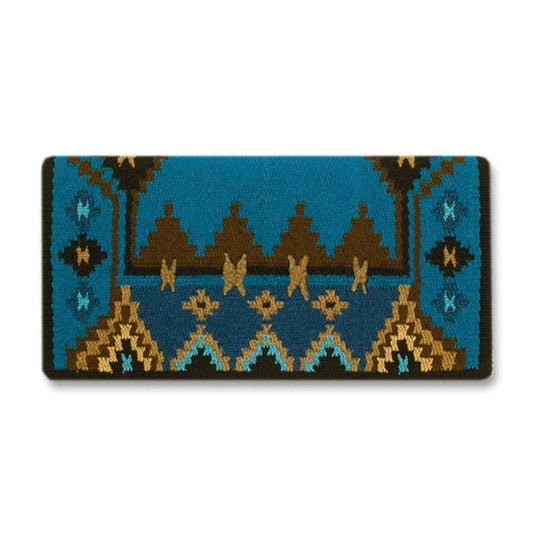 Mayatex 1465-4 Enchanted Pines Turquoise Wool Saddle Blanket TURQUOISE