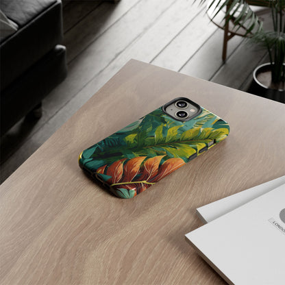 Tropical Leaf Tough Phone Case