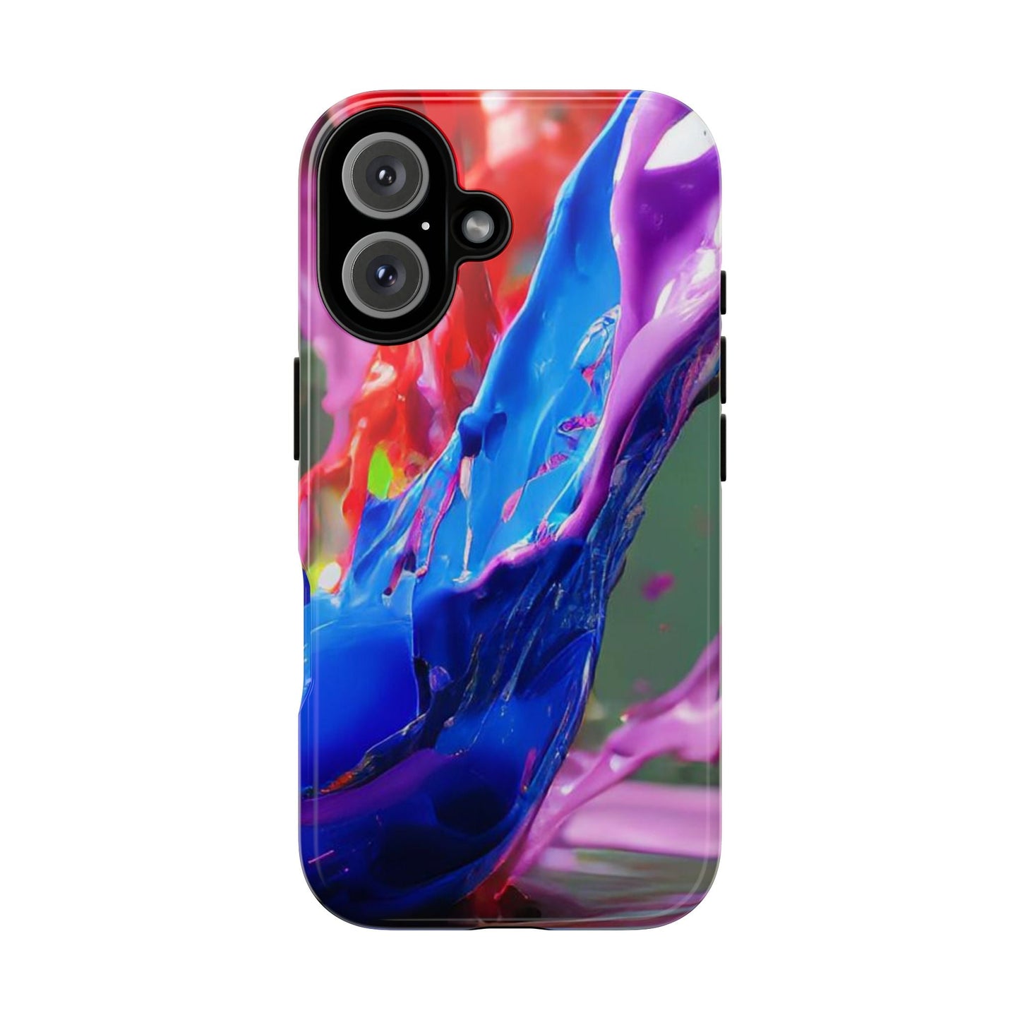 Vibrant Color Splash Tough Phone Case