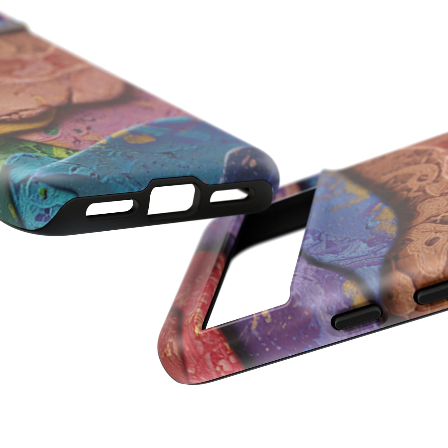 Abstract Painted Lace Tough Phone Case