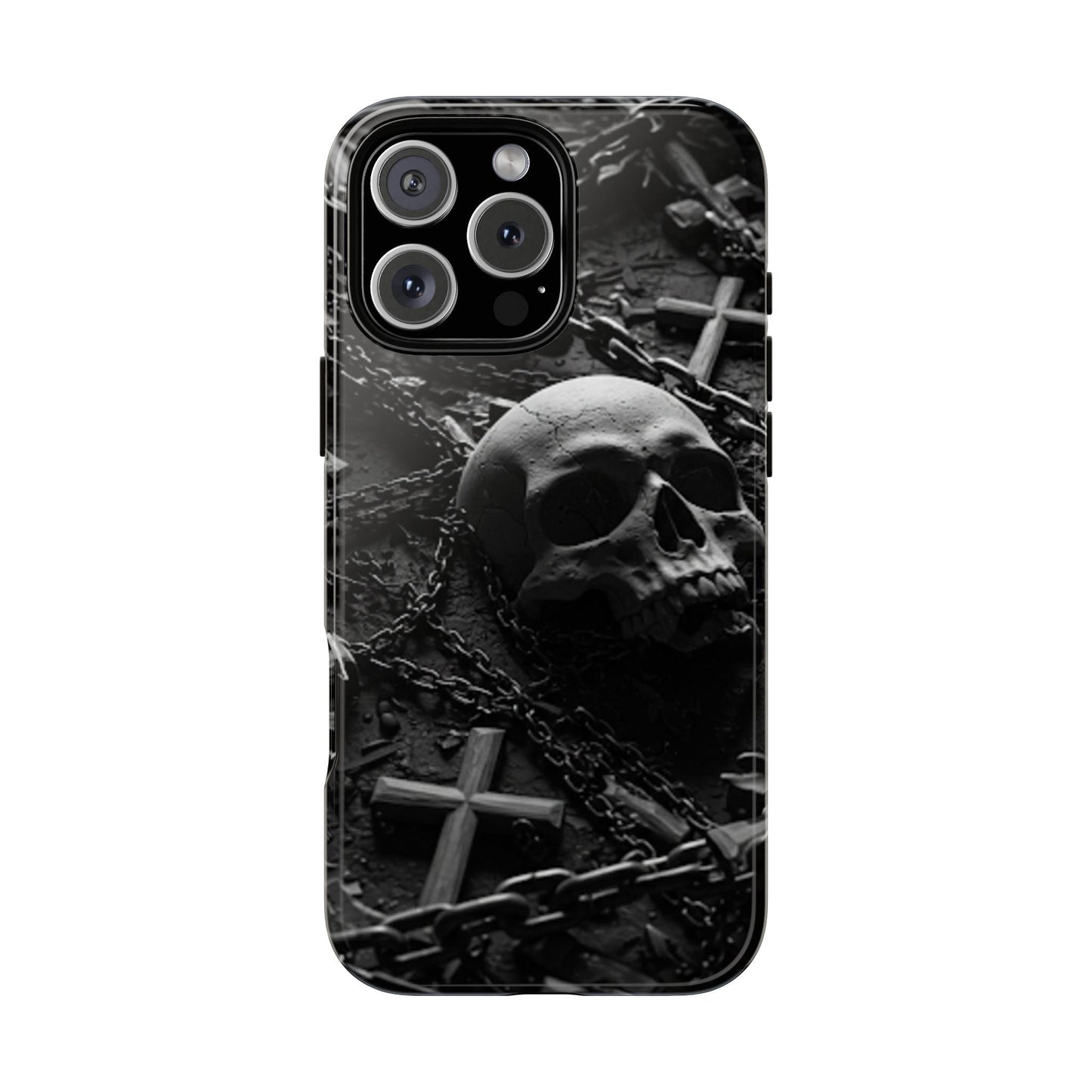 Gothic Skull Tough Phone Case