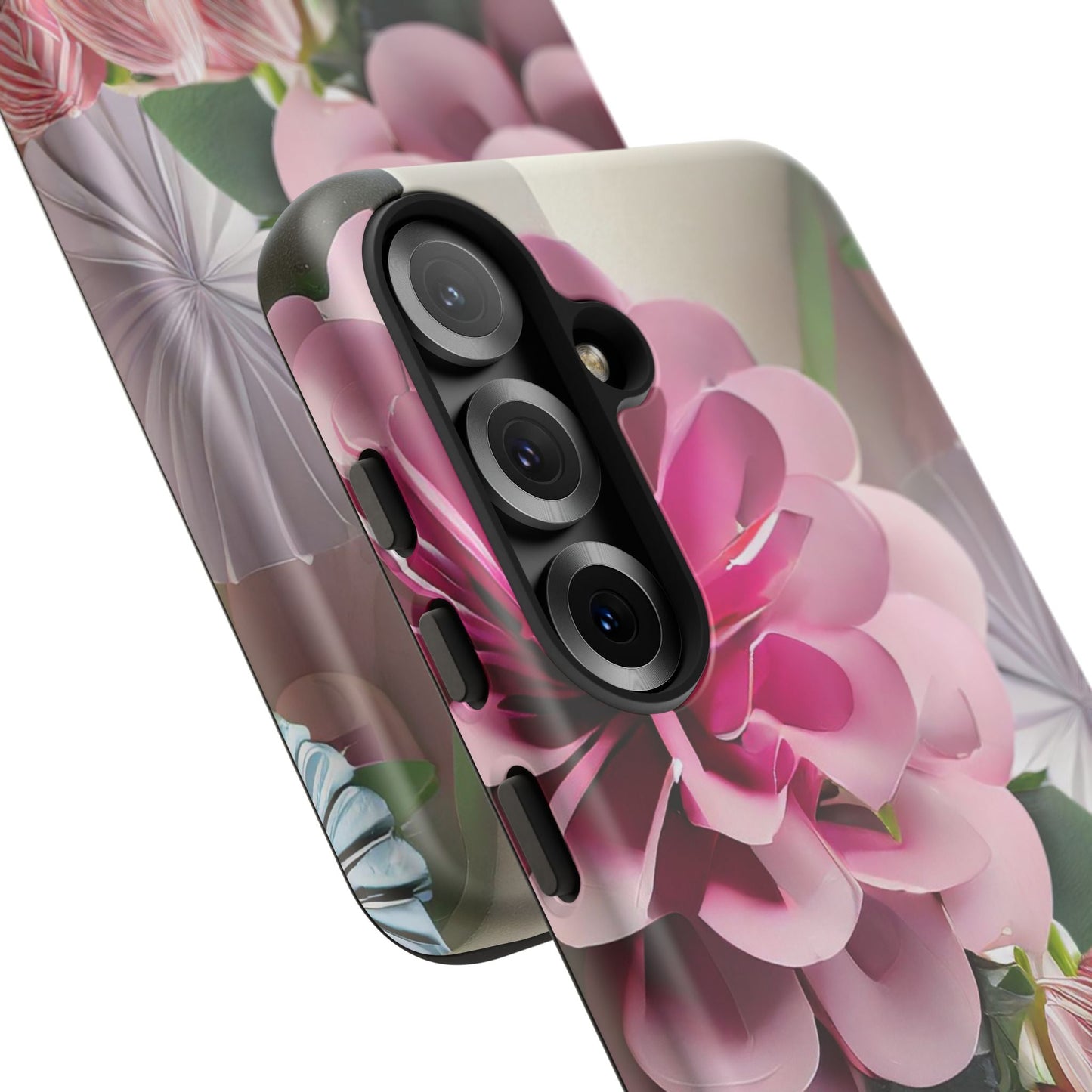 Elegant Paper Flowers Tough Phone Case