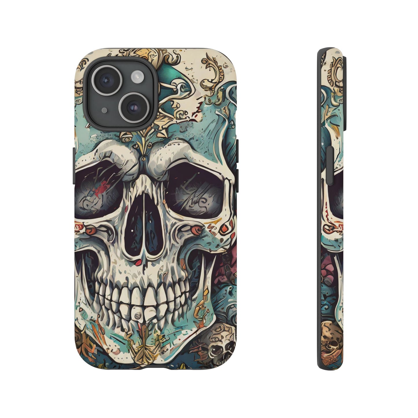 Abstract Skull Tough Phone Case