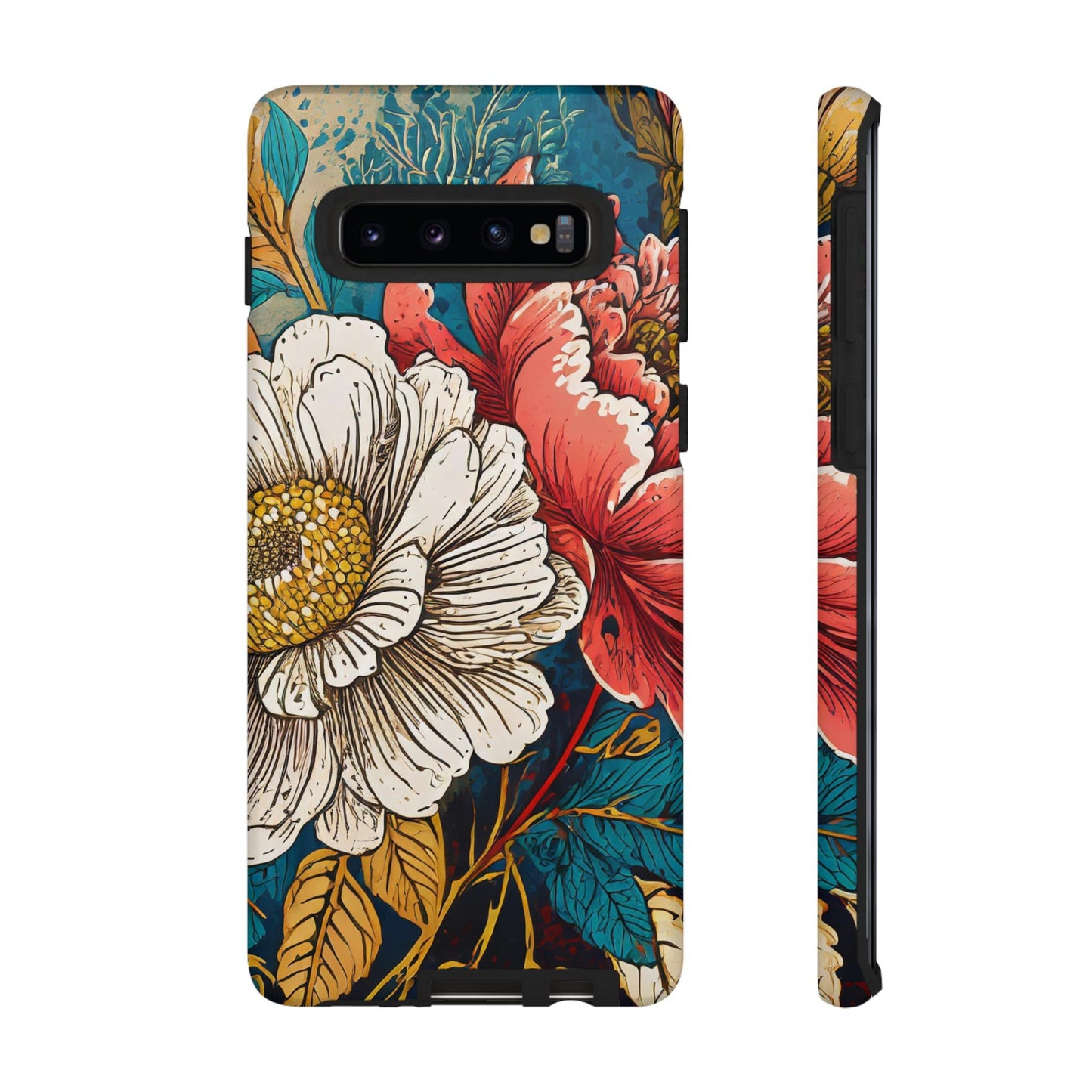 Artistic Floral Tough Phone Case