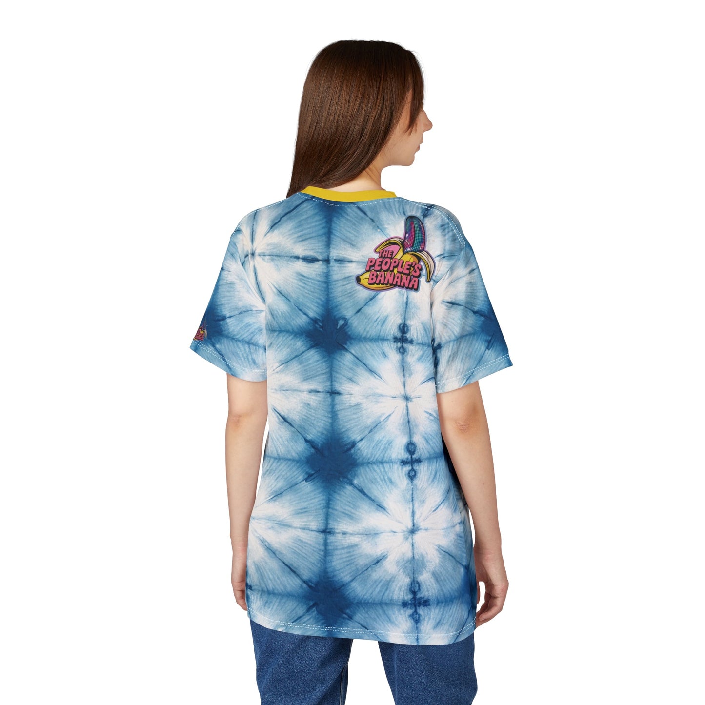 The People's Banana Shibori Custom T-Shirt