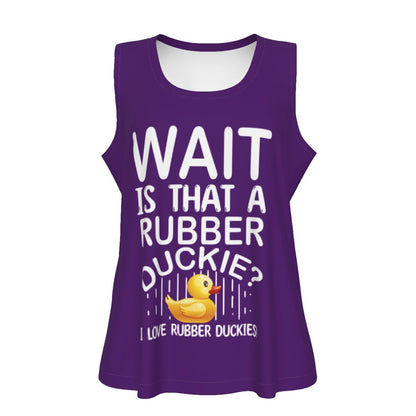 Wait! Is That a Rubber Duckie? Women’s Comfort Tank Top