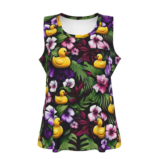 Royal Purple Hawaiian Women's Sports Tank Top