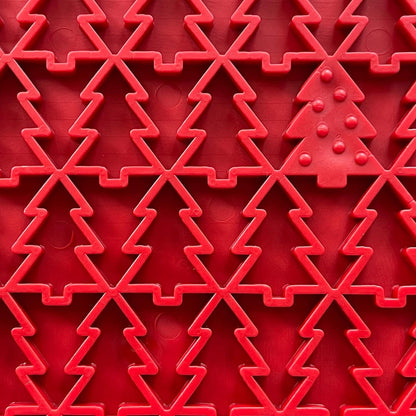 "Peace" Christmas Tree emat - Enrichment Lick Mat for Dogs and Cats | Christmas Tree design | SodaPup