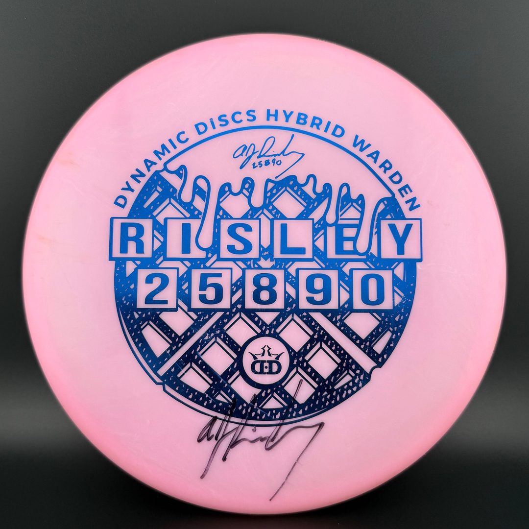Hybrid Warden *Signed* - AJ Risley Waffle Stamp *Used*