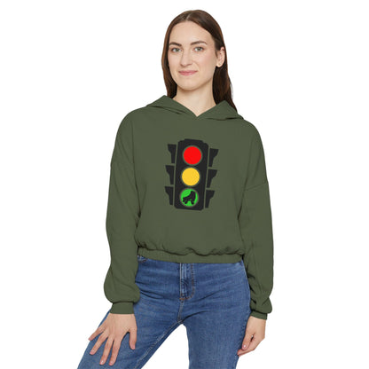Women’s Cropped Ready, Set, Go Skating! Hoodie