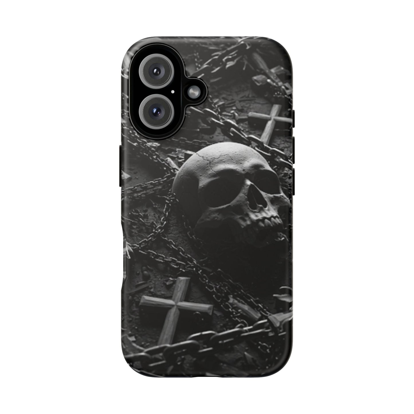 Gothic Skull Tough Phone Case