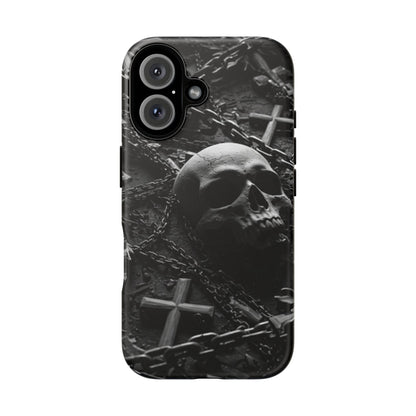 Gothic Skull Tough Phone Case