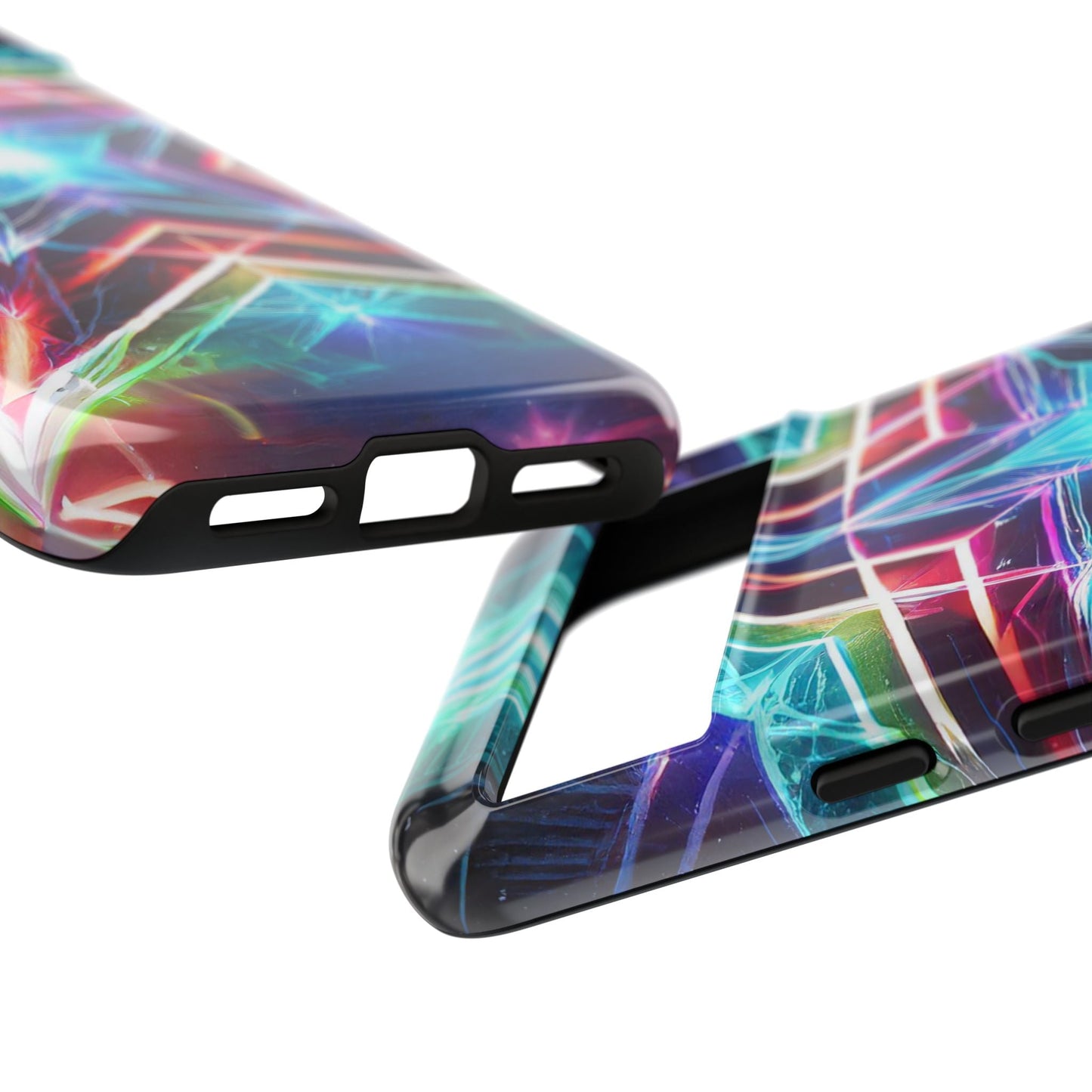 Neon Light Stars Tough Phone Case