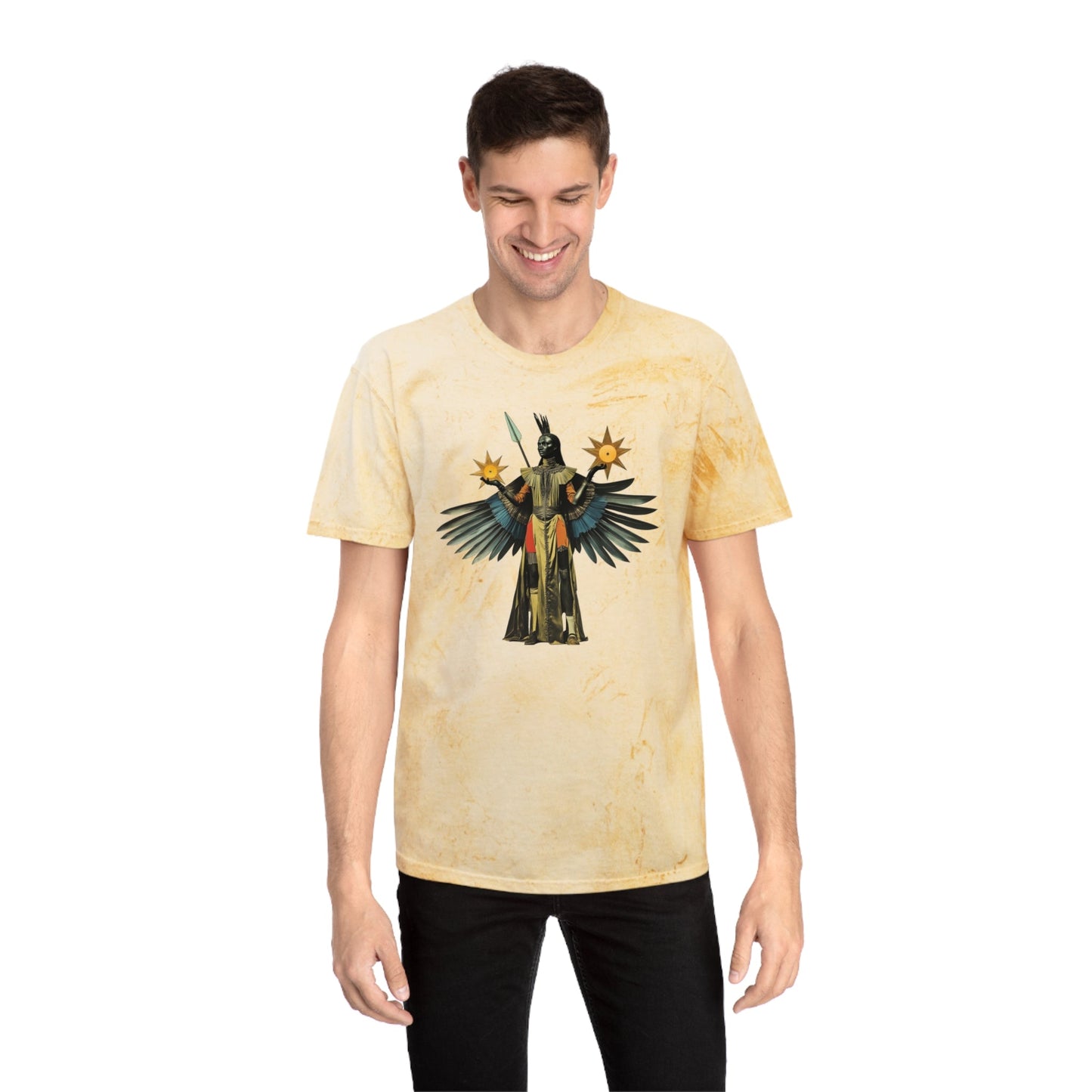 Amaru Khan Stars Unisex Color Blast T-Shirt