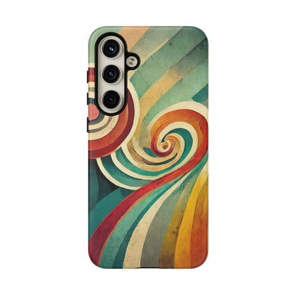 Colorful Swirl Tough Phone Case