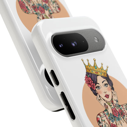 My Crown Never Falls Tattooed Girl Tough Phone Case