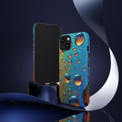 Colorful Water Droplets Tough Phone Case