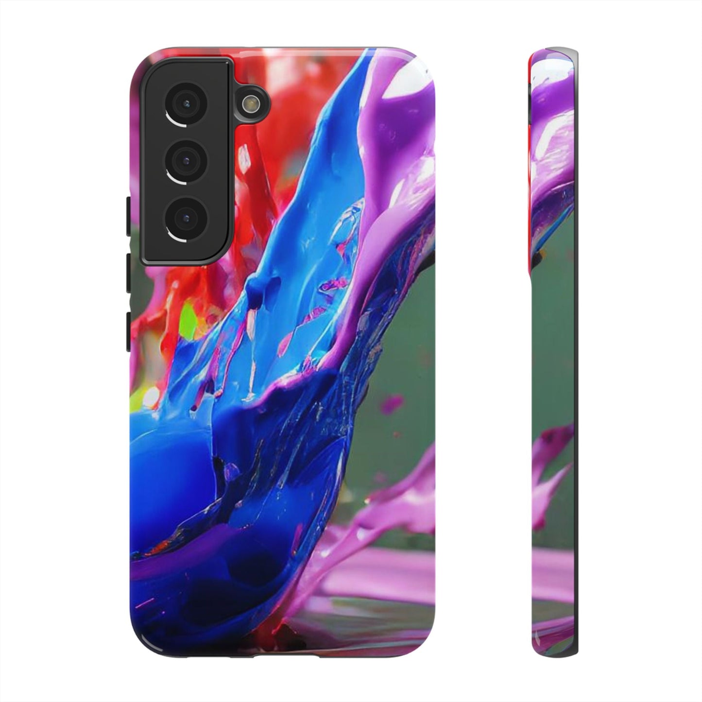 Vibrant Color Splash Tough Phone Case