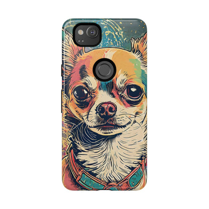 Abstract Chihuahua Tough Phone Cases