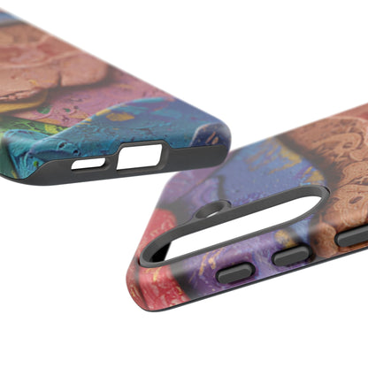 Abstract Painted Lace Tough Phone Case