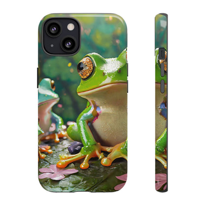 Someone Watching Colorful Frog Tough Phone Case