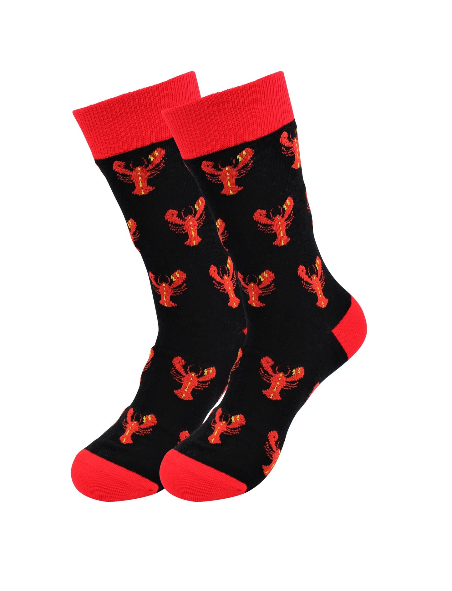 Orange Lobster Socks - Comfy Cotton for Men & Women
