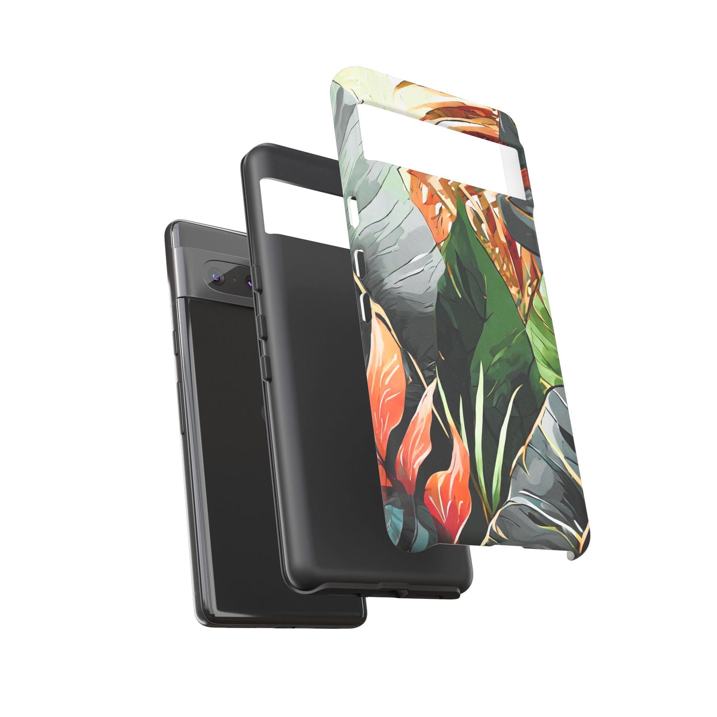 Tropical Leaf Tough Phone Case