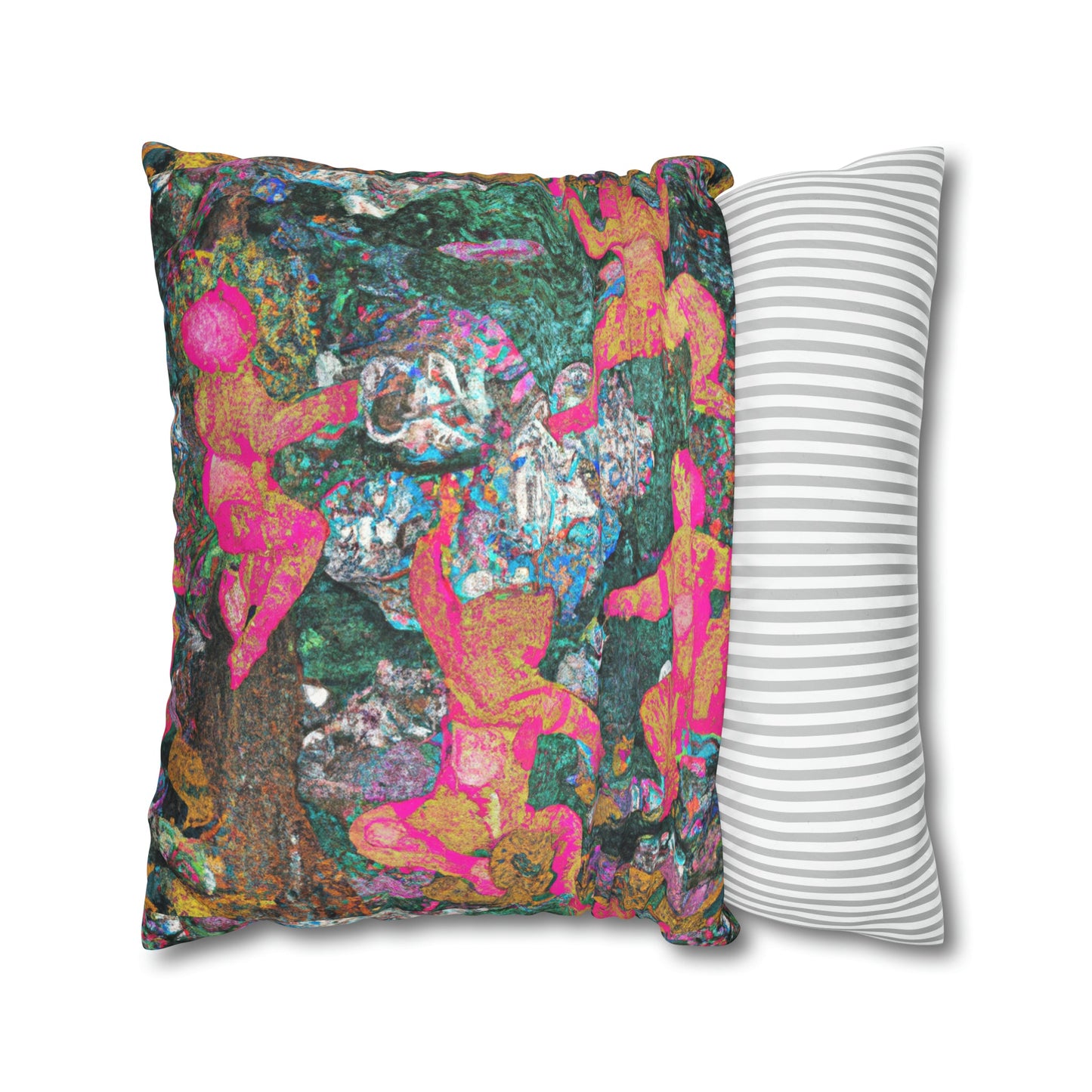 Cezanne's Dancing Bears Micro Suede Pillow Case