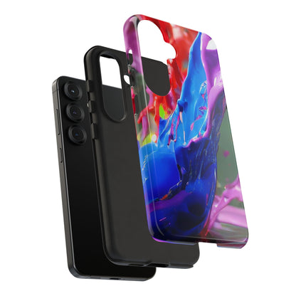 Vibrant Color Splash Tough Phone Case