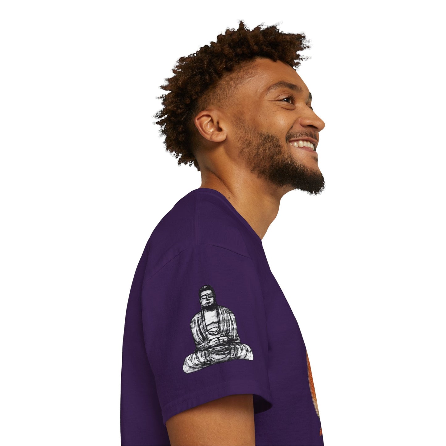 Fine Art Buddha Oil Paint Print Unisex Ultra Cotton Tee