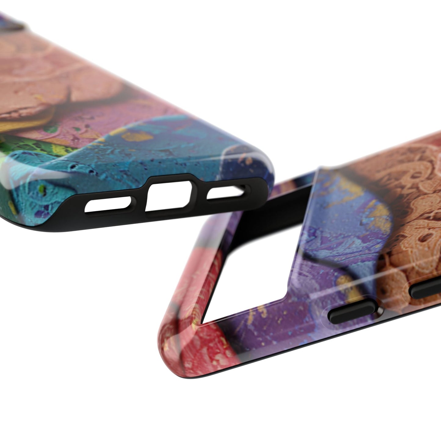 Abstract Painted Lace Tough Phone Case
