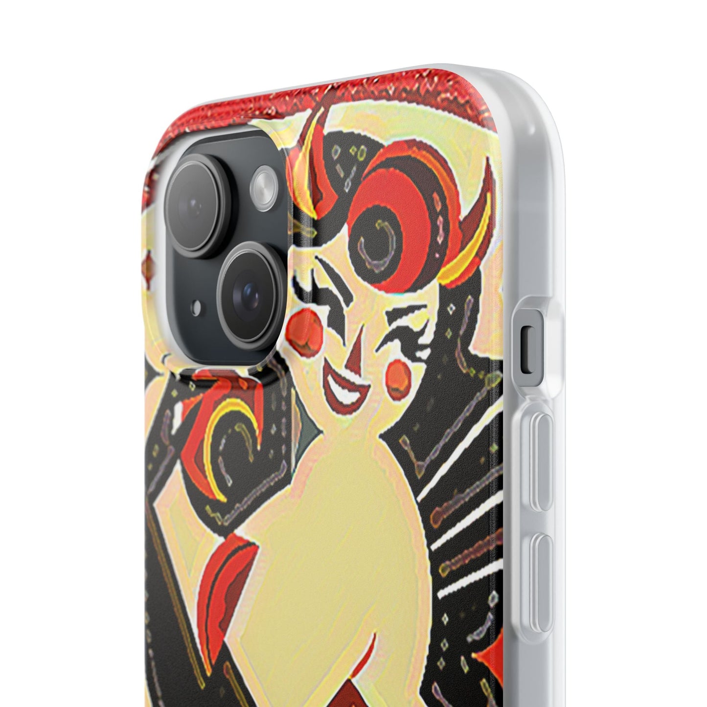 Red & Black Female Devil Flexi Phone Case