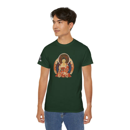 Fine Art Buddha Oil Paint Print Unisex Ultra Cotton Tee