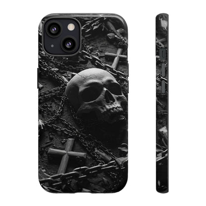 Gothic Skull Tough Phone Case