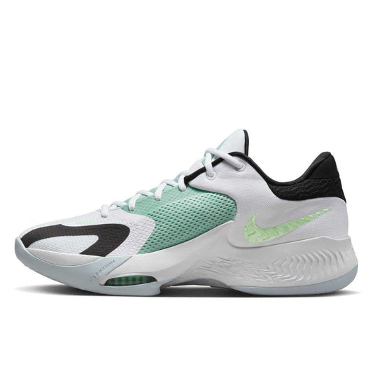 Nike Mens Zoom Freak 4 Basketball Shoes White/Black-barely Volt 9.5