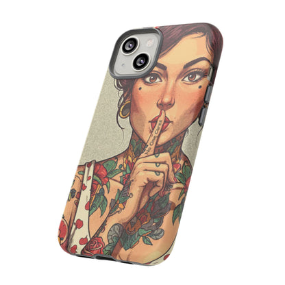Shh No One Cares Tough Phone Case