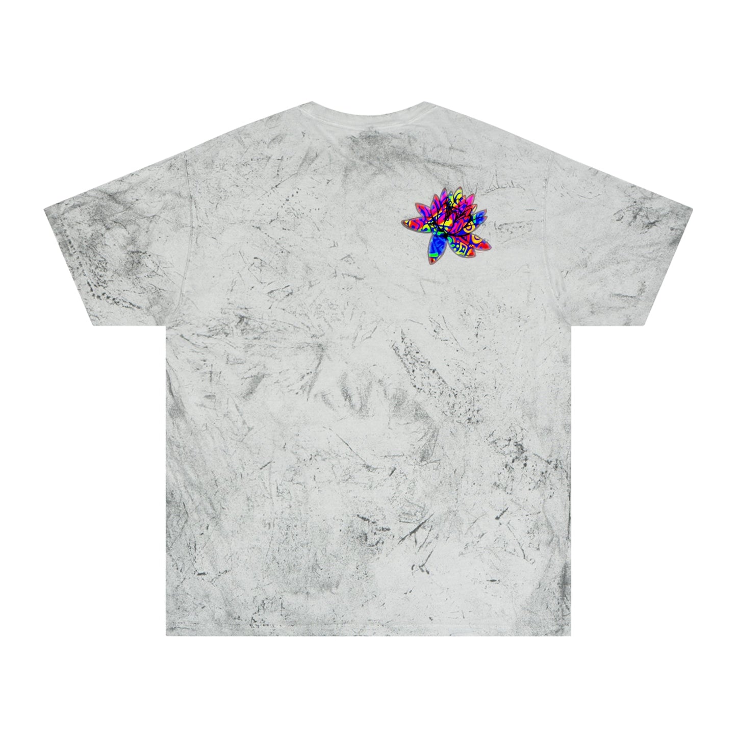 Lotus Flower Sketch Industrial Dye Premium T-Shirt
