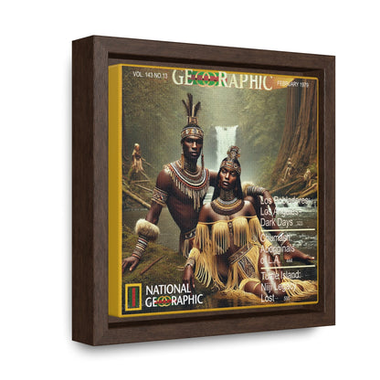 Turtle Island Amaru Khan Gallery Canvas Wraps, Square Frame