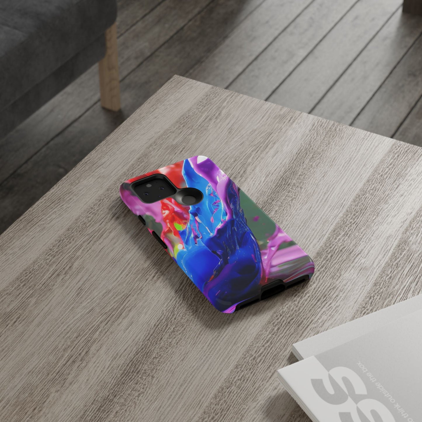 Vibrant Color Splash Tough Phone Case