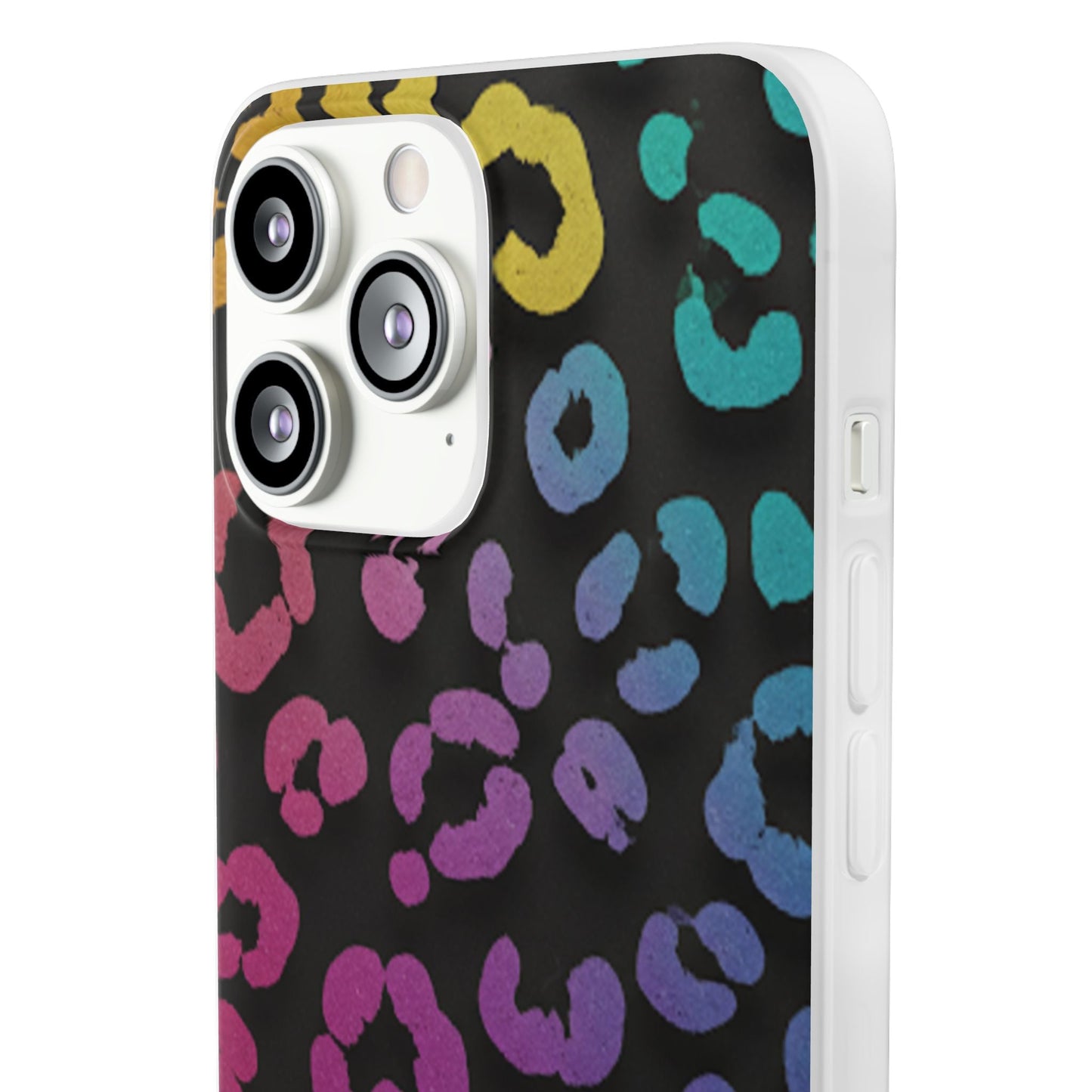 Vibrant Leopard Print Flexi Phone Case