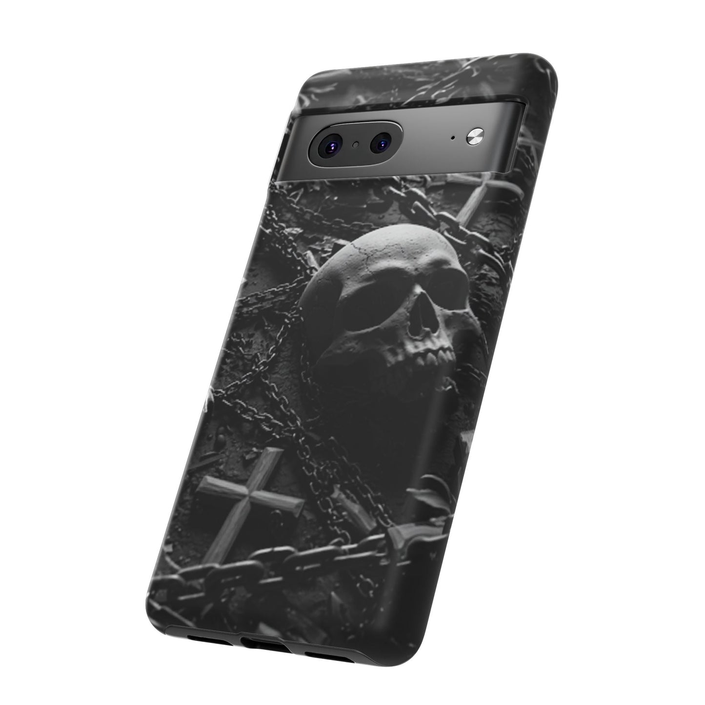 Gothic Skull Tough Phone Case