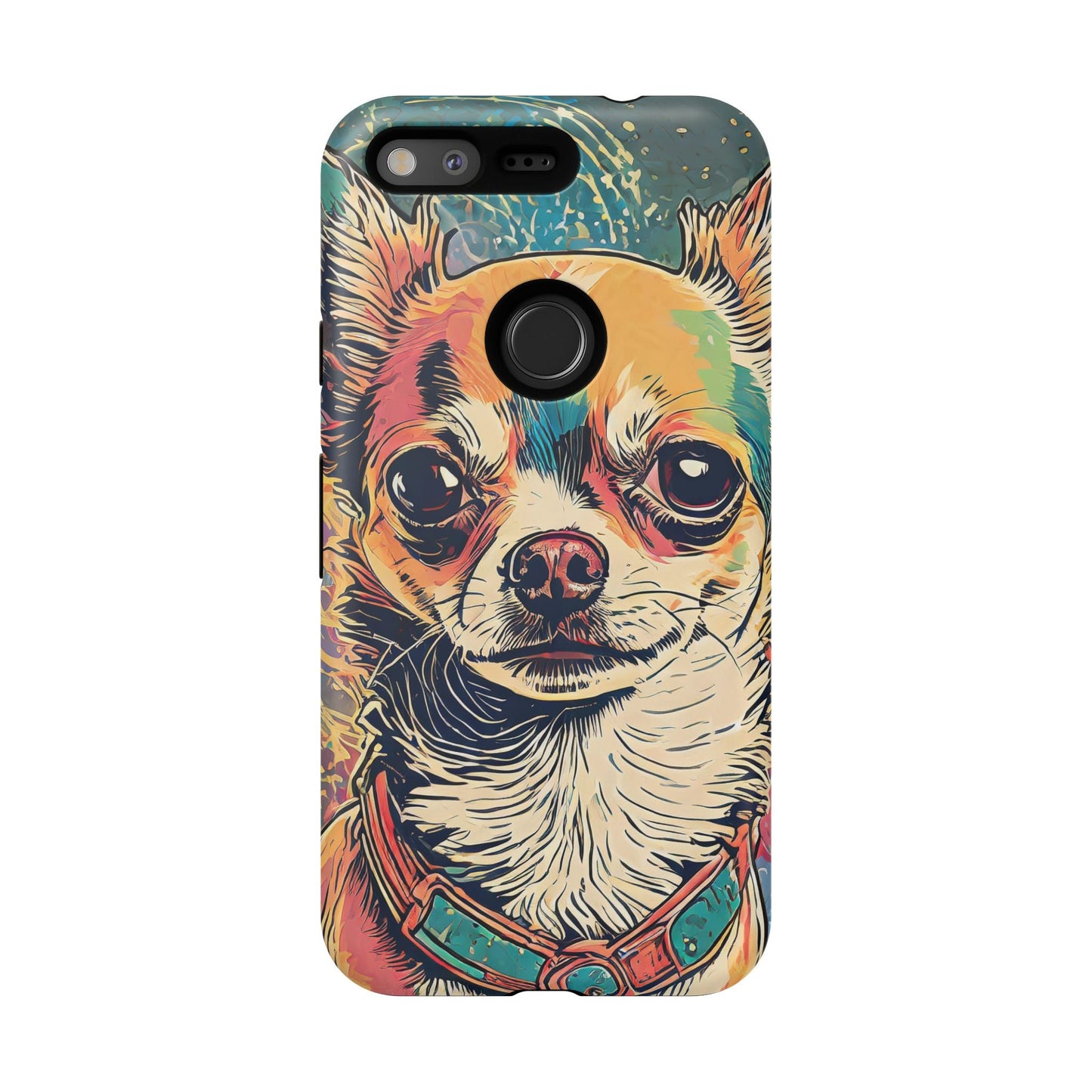 Abstract Chihuahua Tough Phone Cases