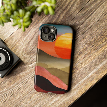 Artistic Sunset Tough Phone Case