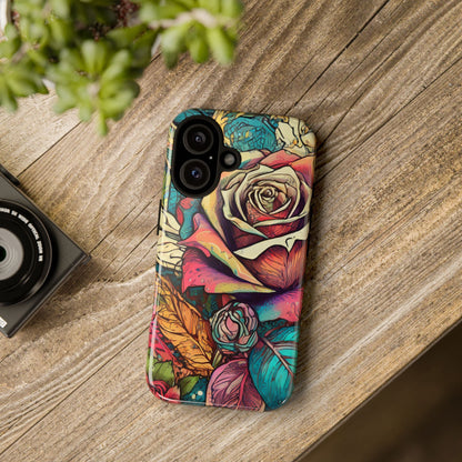 Colorful Roses Tough Phone Case