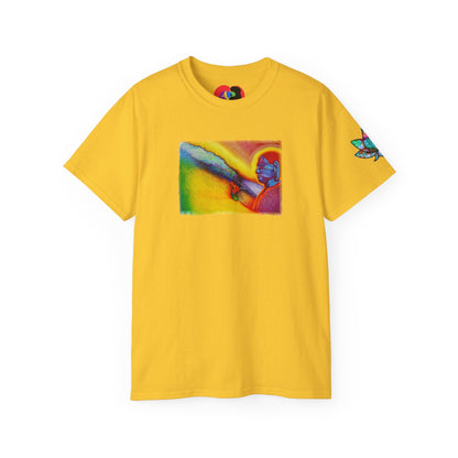 Surf is My Buddha Tablet Print Unisex Ultra Cotton Tee