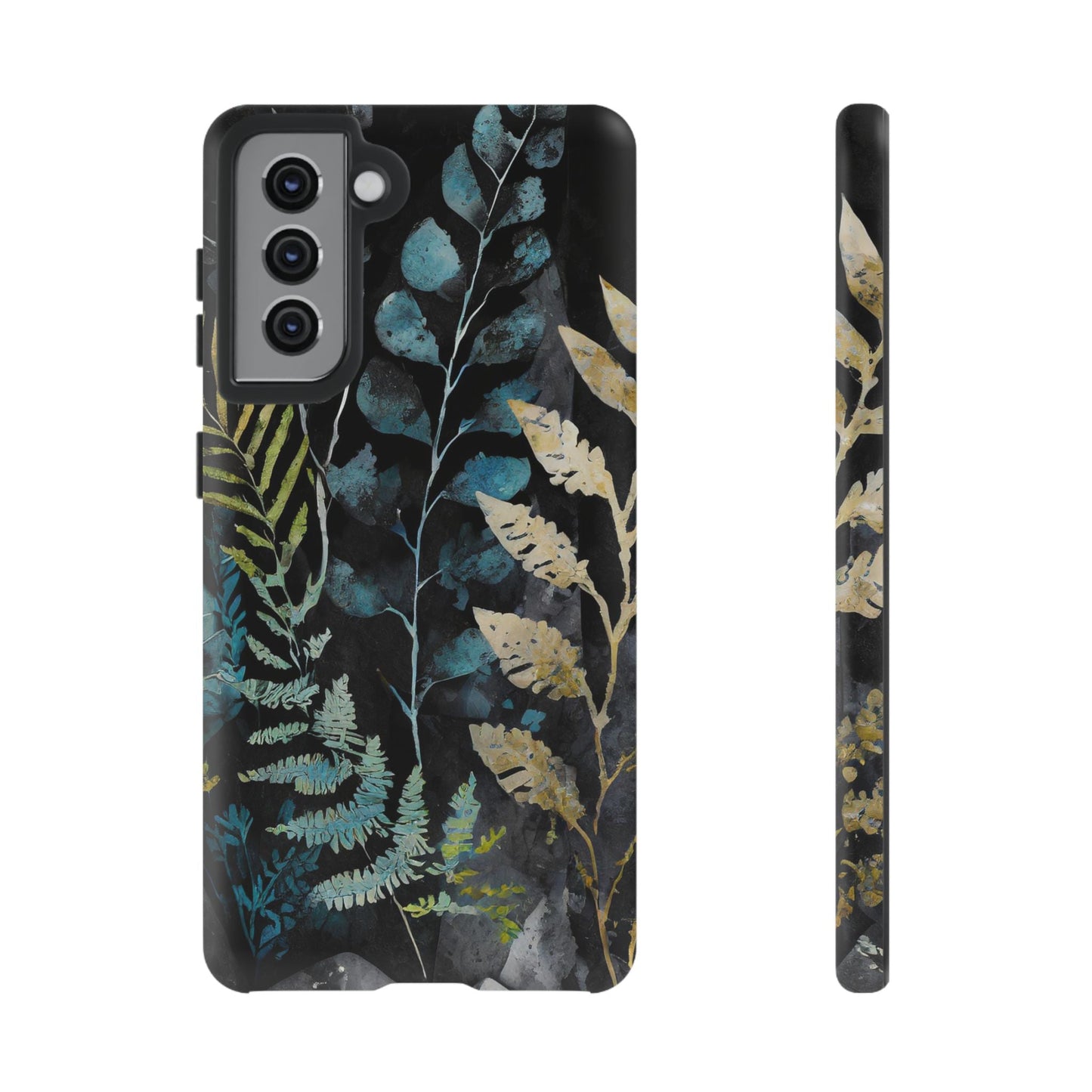Dark Floral Tough Phone Case