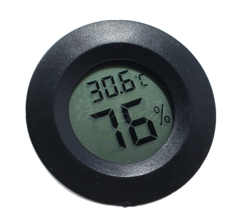 Mini Round Digital Terrarium Thermometer and Hygrometer